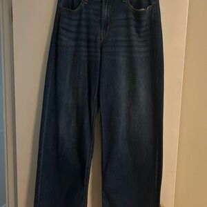 Old Navy Dark Blue Wide-Leg Jeans
